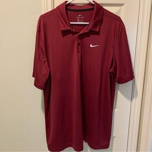 Nike Dri-Fit Maroon Shirt - Size XLT